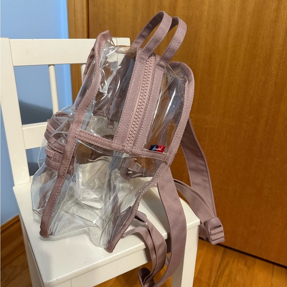 Brand New with Tags Herschel Clear and Pink Backpack - Picture 3 of 3